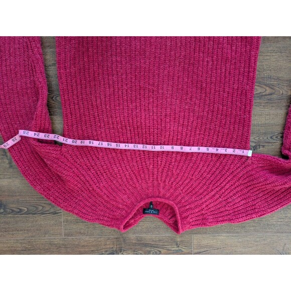 Rag & Bone Joseph Alpaca Wool Sweater Radish Pink Large - Picture 13 of 14